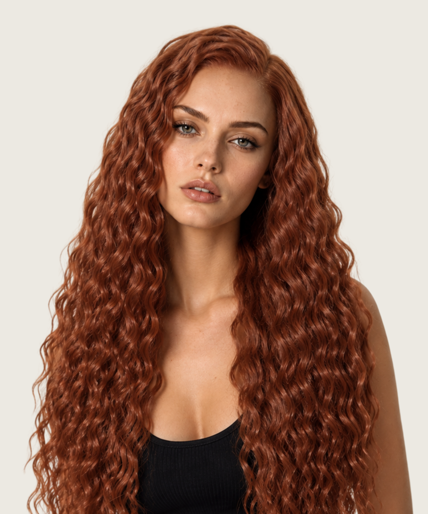 Merida | Effortless Salon 28" Water Wave | Natural Hairline & Realistic Scalp Look