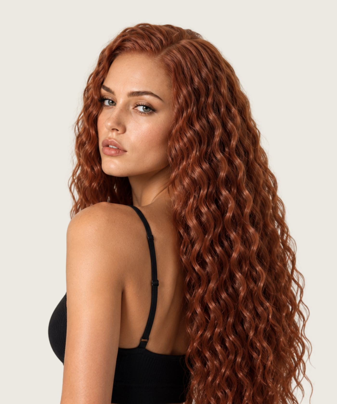 Merida | Effortless Salon 28" Water Wave | Natural Hairline & Realistic Scalp Look