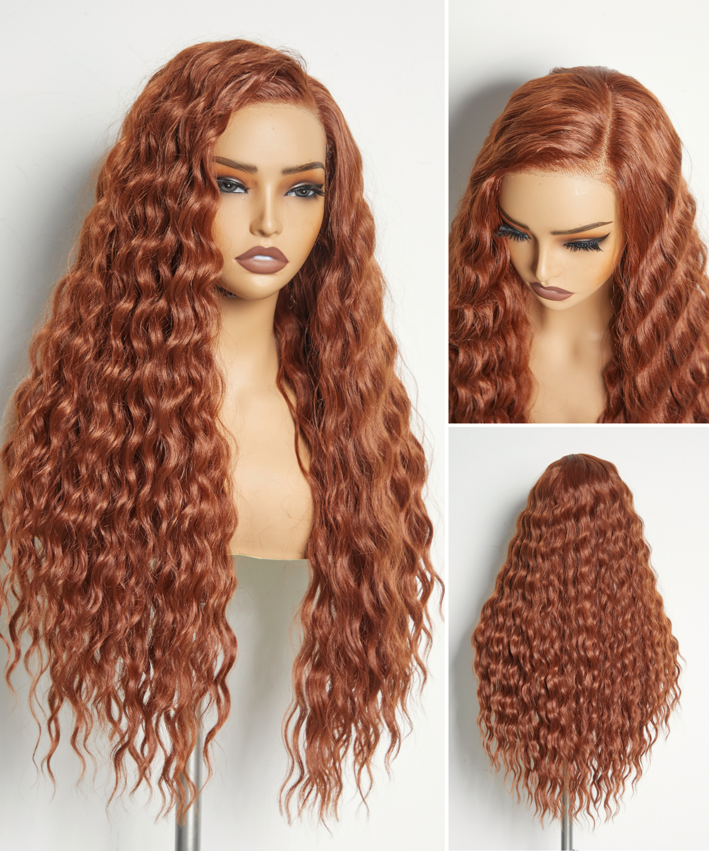 Merida | Effortless Salon 28" Water Wave | Natural Hairline & Realistic Scalp Look
