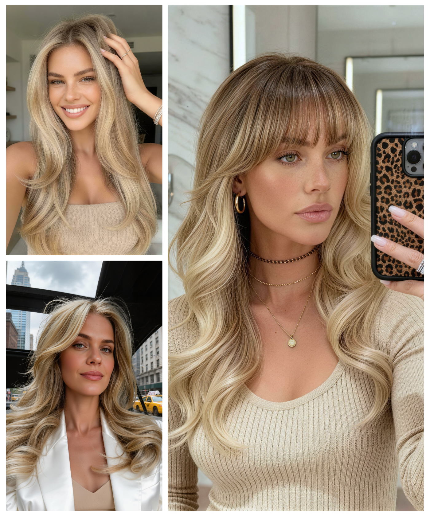 Cassie | Effortless Salon 22" Balayage Blowout | Premium Scalp-Like Design