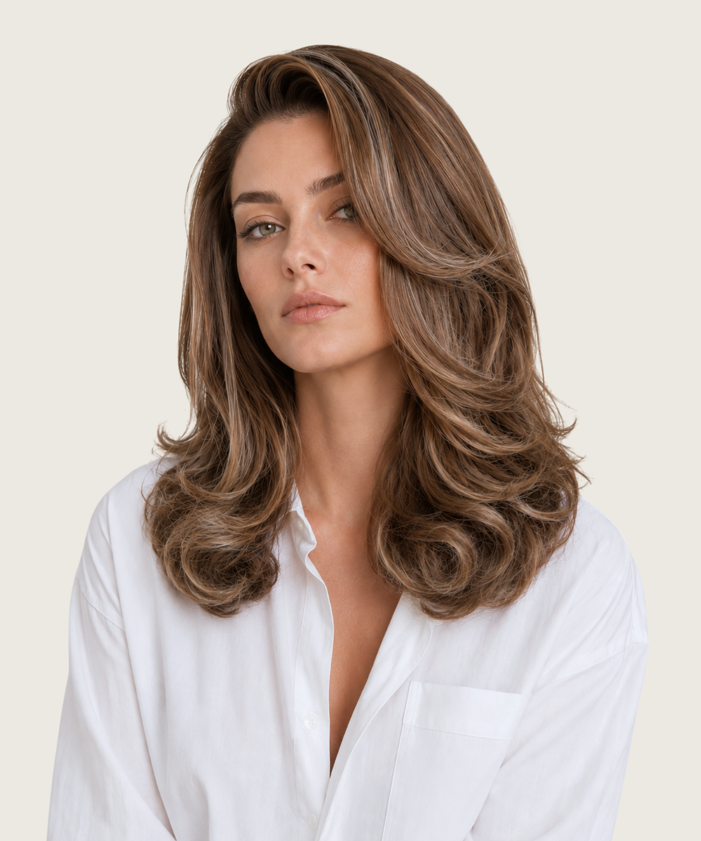 Naomi | Shaggy Layered Cut Wig | 18'' Free-part Face-Framing Versatile Style