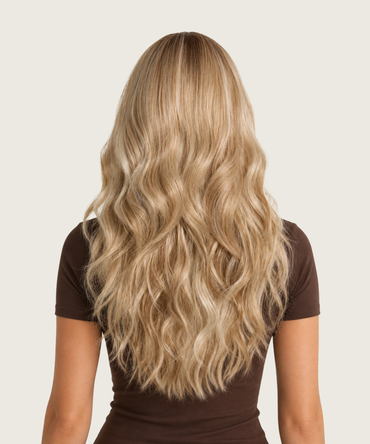 Grace | Free-part Long Wave Wig | 24'' HD Lace Face-framing Curtain Bangs
