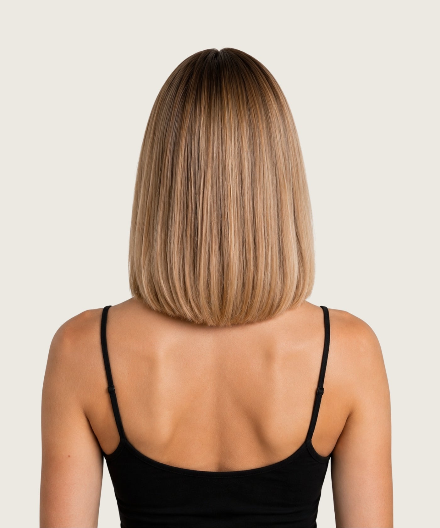 Michelle | Human Hair Blend | 12" Summer Must-have Side Part Bob Wig